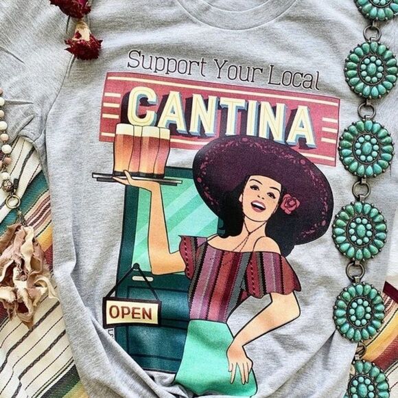Support Your Local Cantina T Shirt‎ - Picture 1 of 2